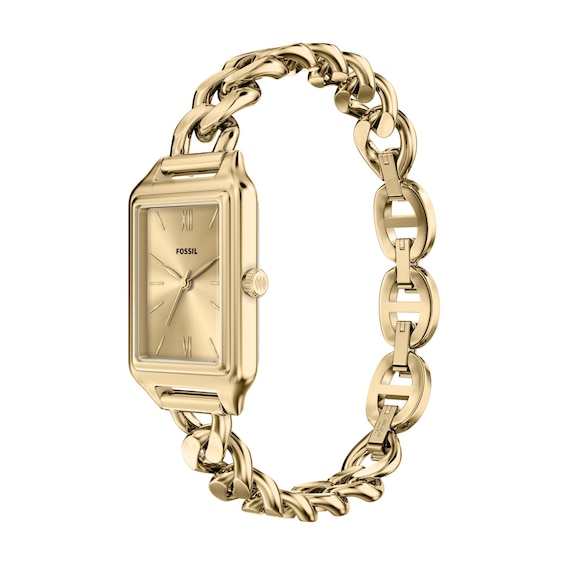 Ladies' Fossil Raquel Gold-Tone IP Stainless Steel Watch with Gold-Tone Dial (Model: Es5478)