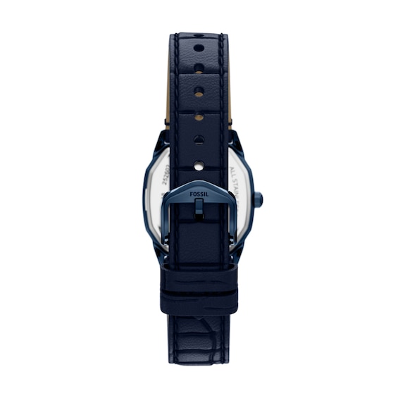 Ladies' Fossil Harlow Navy IP Stainless Steel Watch with Navy Dial (Model: Es5481)