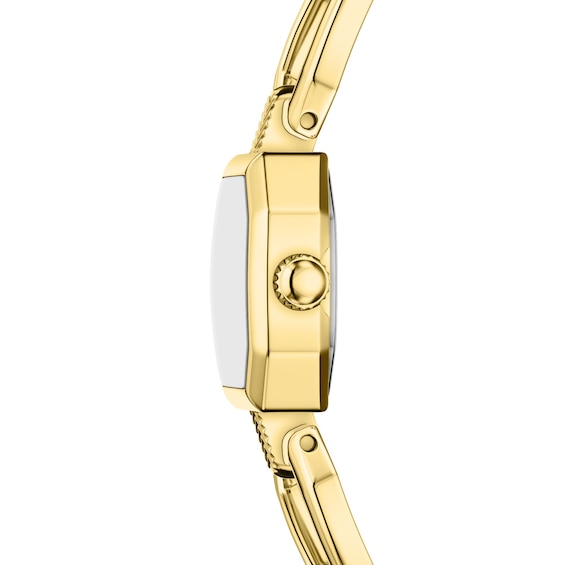 Ladies' Fossil Harlow Mini Gold-Tone IP Stainless Steel Watch with Cream Dial (Model: Es5483)