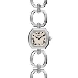 Ladies' Fossil Harlow Mini Stainless Steel Watch with Cream Dial (Model: ES5485)