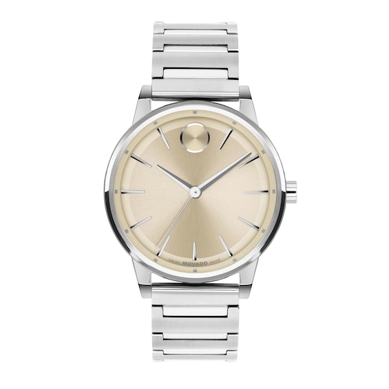 Men's Movado Bold® Spectra Stainless Steel Watch with Champagne Dial (Model: 3601273)