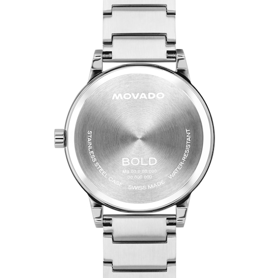 Men's Movado Bold® Spectra Stainless Steel Watch with Champagne Dial (Model: 3601273)