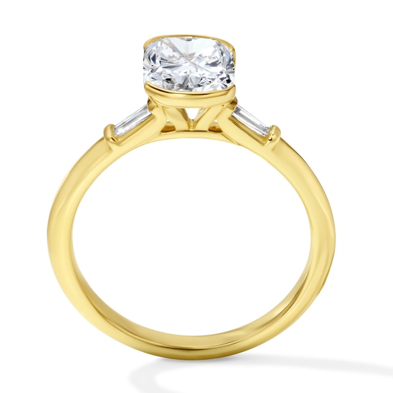 1-5/8 CT. T.w. Certified Elongated Cushion-Cut Lab-Grown Diamond Engagement Ring in 14K Gold (F/Vs2)