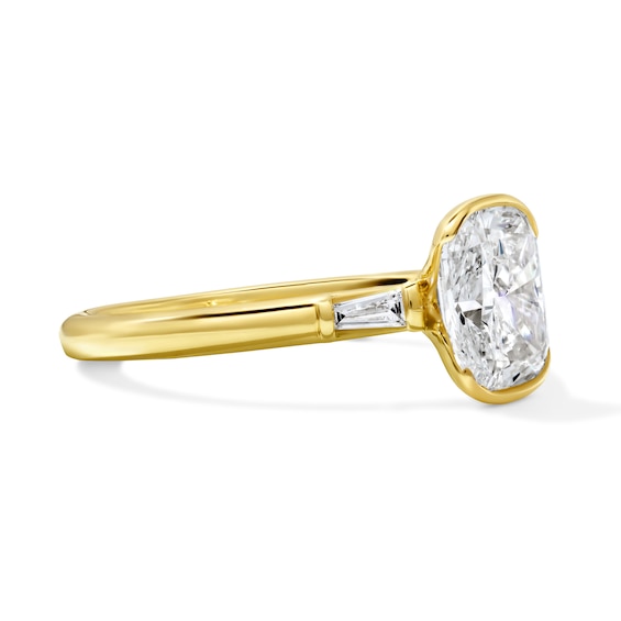 1-5/8 CT. T.w. Certified Elongated Cushion-Cut Lab-Grown Diamond Engagement Ring in 14K Gold (F/Vs2)