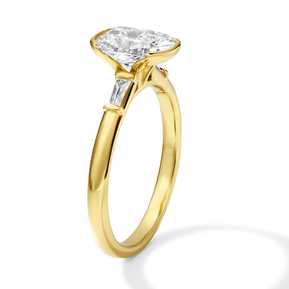 1-5/8 CT. T.w. Certified Elongated Cushion-Cut Lab-Grown Diamond Engagement Ring in 14K Gold (F/Vs2)