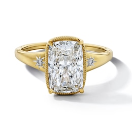 2-1/2 CT. T.W. Certified Elongated Cushion-Cut Lab-Grown Diamond Engagement Ring in 14K Yellow Gold (F/VS2)