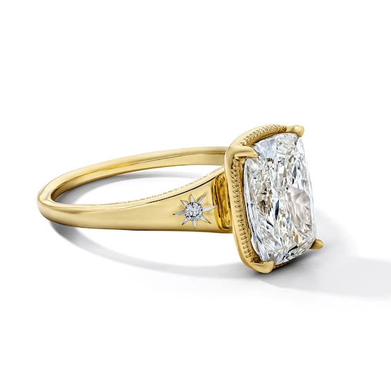 2-1/2 CT. T.w. Certified Elongated Cushion-Cut Lab-Grown Diamond Engagement Ring in 14K Yellow Gold (F/Vs2)