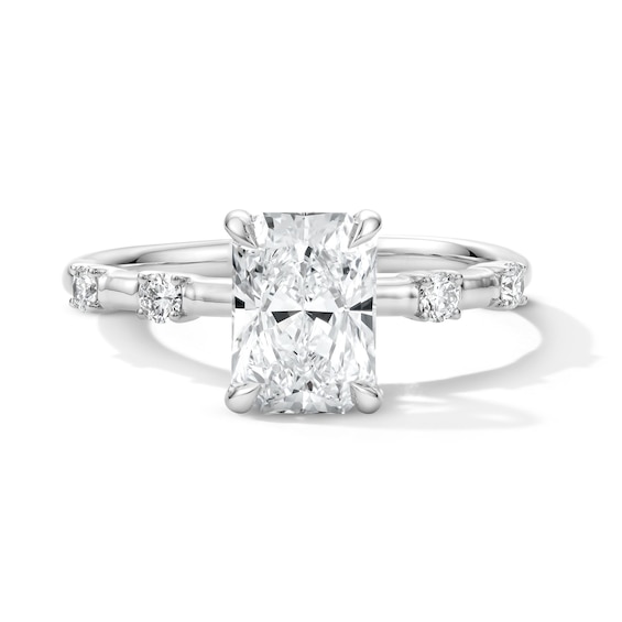 Modern Refection 1-3/4 CT. T.w. Certified Radiant-Cut Lab-Grown Diamond Engagement Ring in Platinum (F/Vs2)