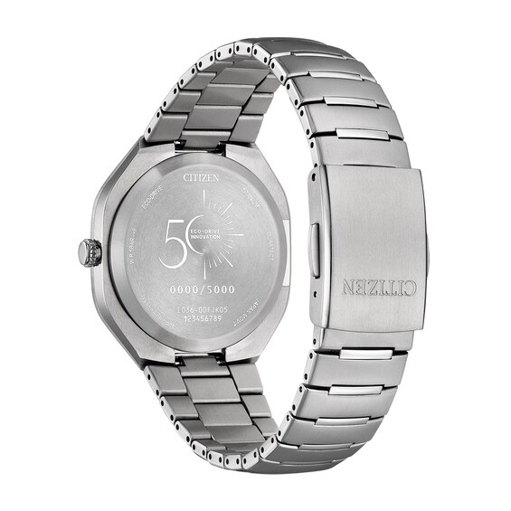 Men's Citizen Limited Edition Photon Titanium Watch with Black Dial (Model: Bj6560-53W)