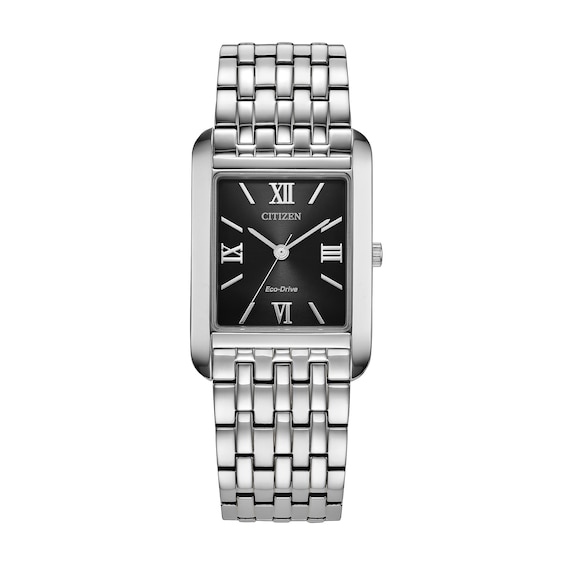 Men's Citizen Dress Classic Stainless Steel Watch with Black Dial (Model: BJ6570-50E)