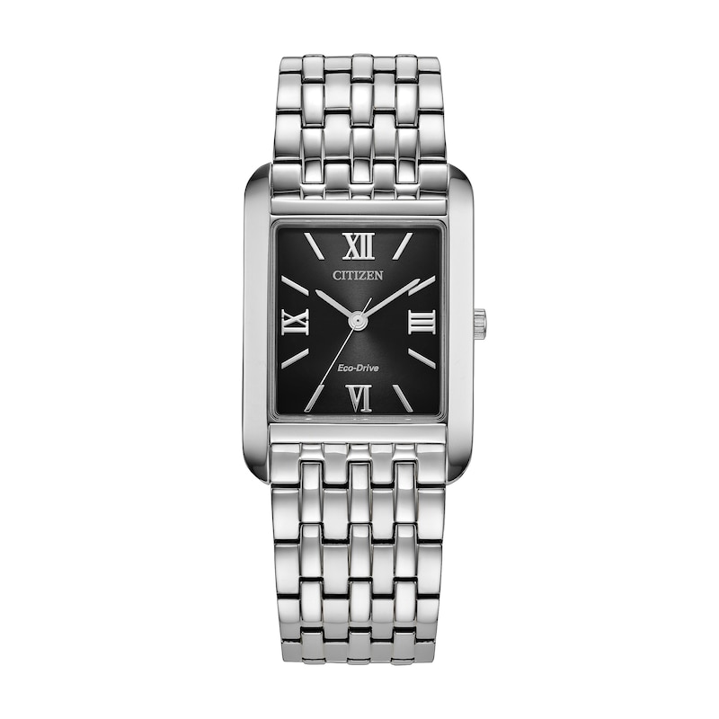 Main Image 1 of Men's Citizen Dress Classic Stainless Steel Watch with Black Dial (Model: BJ6570-50E)