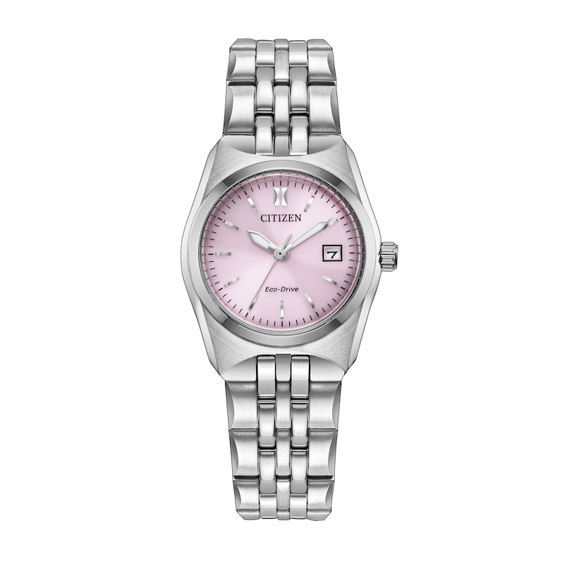 Main Image 1 of Ladies' Citizen Corso Stainless Steel Watch with Pink Dial (Model: EW2291-51X)