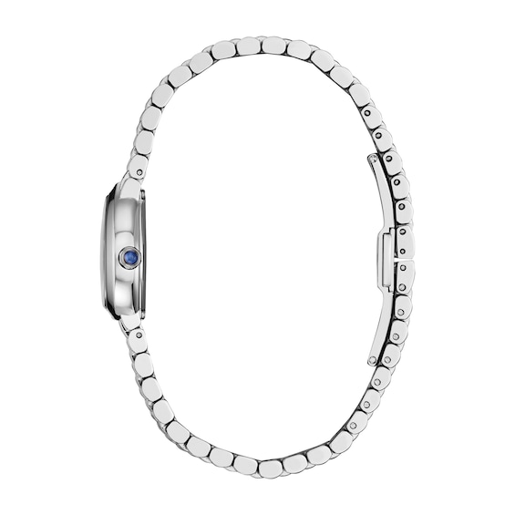 Ladies' Citizen Mini L Rainell Stainless Steel Watch with Gray Dial (Model: Ex1550-54E)