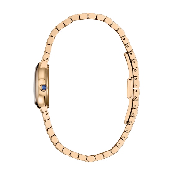 Ladies' Citizen Mini L Rainell Rose-Tone IP Stainless Steel Watch with Rose-Tone Dial (Model: Ex1553-56X)