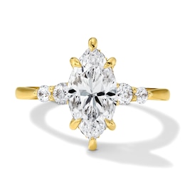 1-7/8 CT. T.W. Certified Marquise-Cut Lab-Grown Diamond Engagement Ring in 14K Gold (F/VS2)