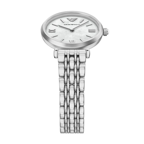 Ladies' Emporio Armani Stainless Steel Watch with Mother-of-Pearl Dial (Ar11768)