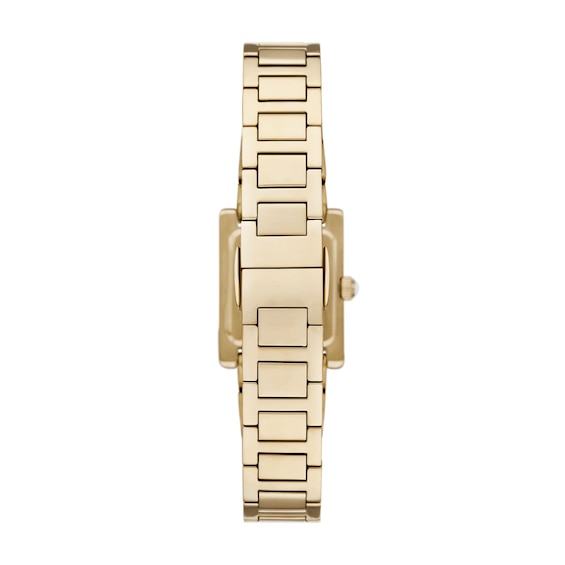 Ladies' Emporio Armani Gold-Tone Stainless Steel Watch with Cream Dial and Crystal Bezel (Model: Ar11795)