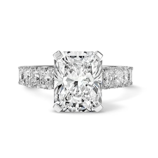 6-1/2 CT. T.W. Certified Radiant-Cut Lab-Grown Diamond Engagement Ring in 14K White Gold (F/VS2)