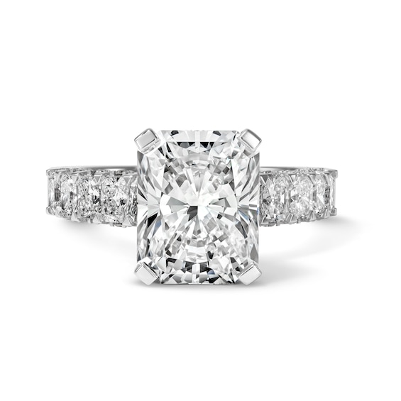6-1/2 CT. T.W. Certified Radiant-Cut Lab-Grown Diamond Engagement Ring in 14K White Gold (F/VS2)