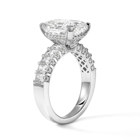 6-1/2 CT. T.w. Certified Radiant-Cut Lab-Grown Diamond Engagement Ring in 14K White Gold (F/Vs2)