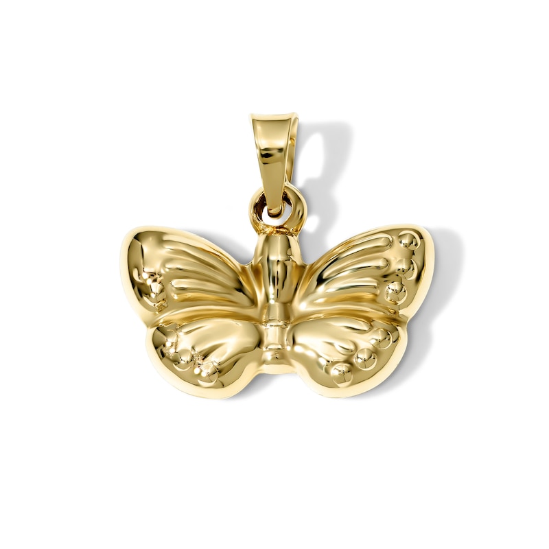 Main Image 1 of Butterfly Charm in Hollow 10K Gold