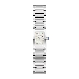 Ladies' Bulova Marc Anthony Harmony Stainless Steel Watch with Mother-of-Pearl Dial (96L360)