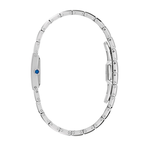 Ladies' Bulova Marc Anthony Harmony Stainless Steel Watch with Mother-of-Pearl Dial (96L360)