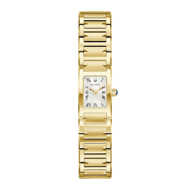 Main Image 1 of Ladies' Bulova Marc Anthony Harmony Gold-Tone Stainless Steel Watch with Mother-of-Pearl Dial (97L200)