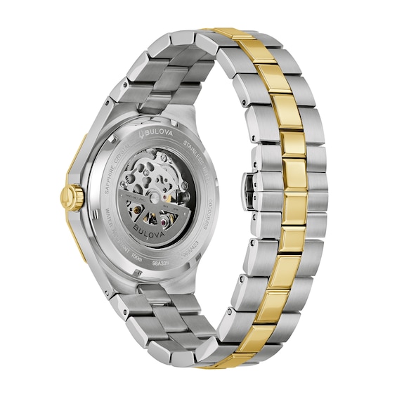 Men's Bulova Prestige Automatic Two-Tone Stainless Steel Watch with Open Dial (98A339)