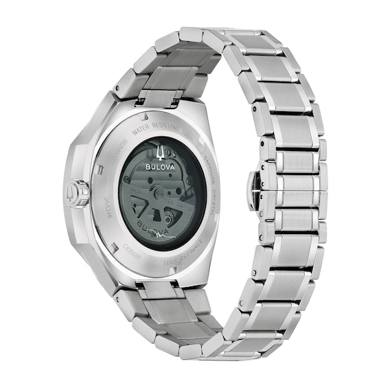 Men's Bulova Surveyor Automatic Stainless Steel Watch with Gray Dial (Model: 96A346)