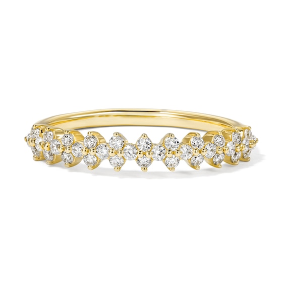 1/3 CT. T.W. Lab-Grown Diamond Quartets Ring in 10K Gold (F/VS2)
