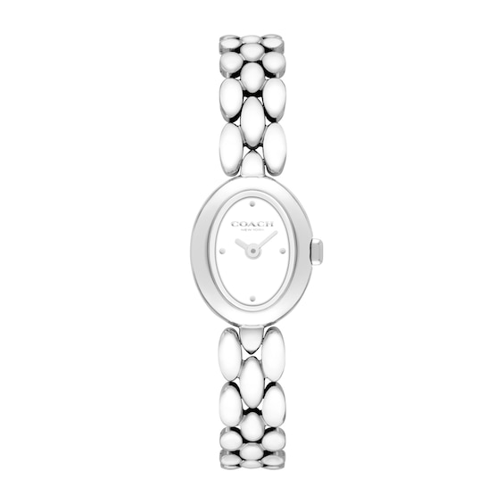 Ladies Coach Sammy Stainless Steel Watch with Ivory Dial Model 14504736