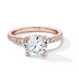 2-1/4 CT. T.W. Certified Lab-Grown Diamond Engagement Ring in 14K Rose Gold (I/SI2)