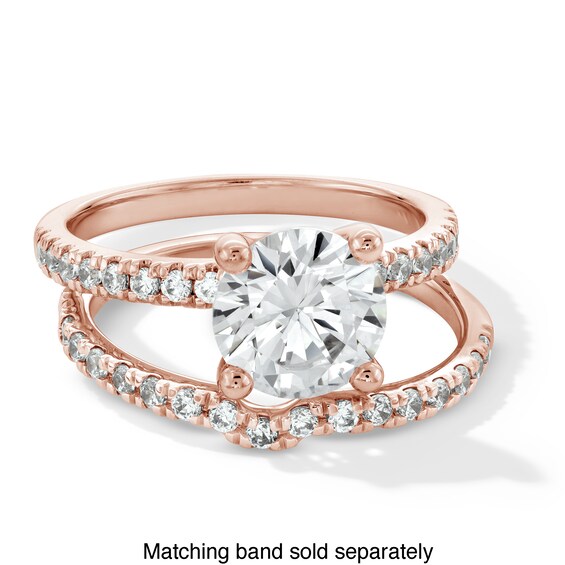 2-1/4 CT. T.w. Certified Lab-Grown Diamond Engagement Ring in 14K Rose Gold (I/Si2)