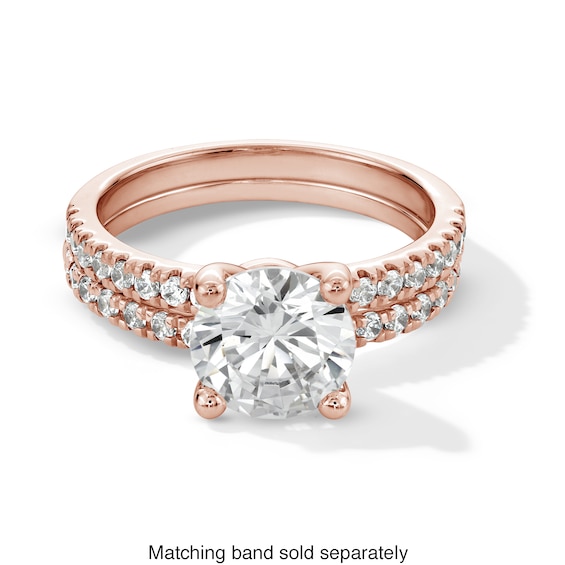 2-1/4 CT. T.w. Certified Lab-Grown Diamond Engagement Ring in 14K Rose Gold (I/Si2)