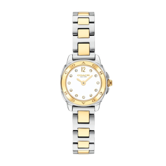 Ladies' Coach Kitt Two-Tone Stainless Steel Watch with Crystal Accents (Model: 14504729)