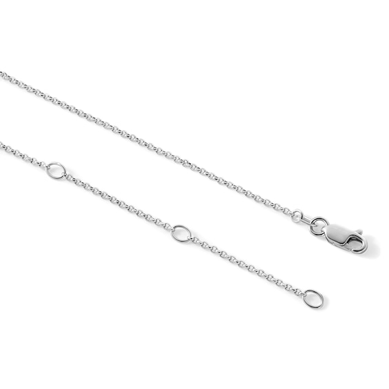 Amethyst and 1/4 CT. T.w. Lab-Grown Diamond Heart Necklace in Sterling Silver (F/Vs2) - 18"