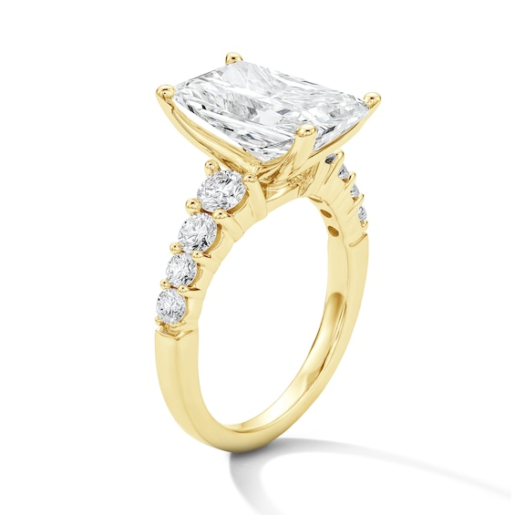 Classic Harmony 5-3/4 CT. T.w. Certified Radiant-Cut Lab-Grown Diamond Engagement Ring in 14K Gold (F/Vs2)