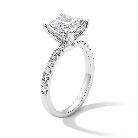 Classic Heirloom 2-1/4 CT. T.w. Certified Princess-Cut Lab-Grown Diamond Engagement Ring in Platinum (F/Vs2)