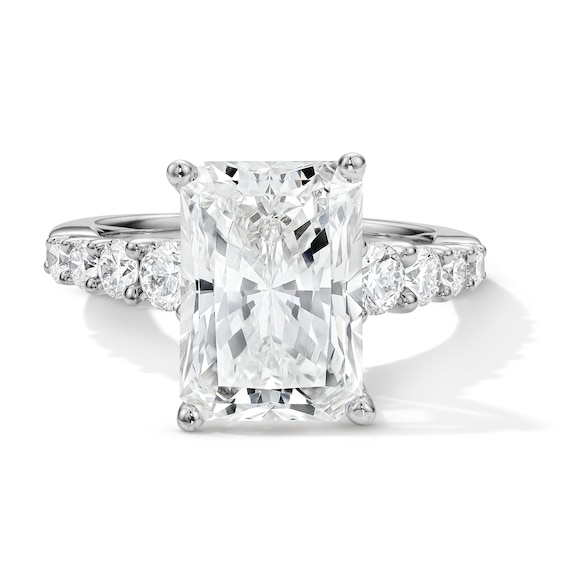 Classic Harmony 5-3/4 CT. T.w. Certified Radiant-Cut Lab-Grown Diamond Engagement Ring in Platinum (F/Vs2)