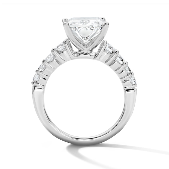 Classic Harmony 5-3/4 CT. T.w. Certified Radiant-Cut Lab-Grown Diamond Engagement Ring in Platinum (F/Vs2)