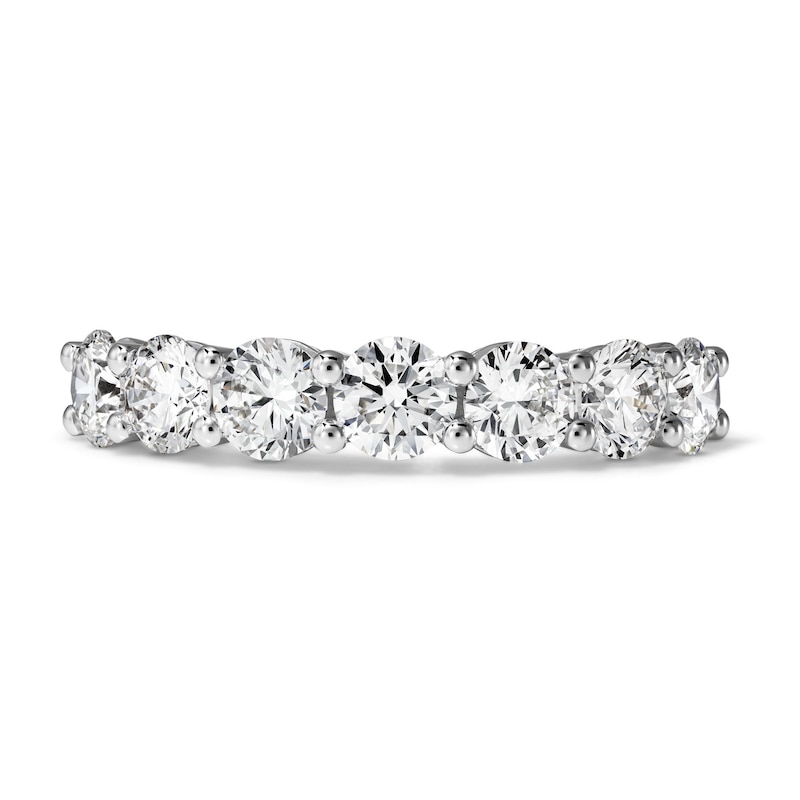 Main Image 1 of 2 CT. T.W. Lab-Grown Diamond Seven-Stone Ring in 10K White Gold (F/VS2)