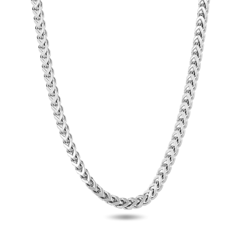 Main Image 1 of 3mm Franco Chain Necklace in Stainless Steel - 22"