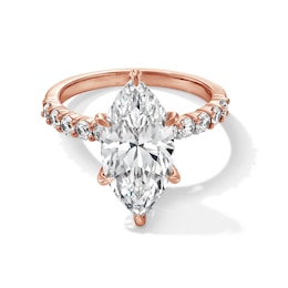 Classic Heirloom 4-1/2 CT. T.W. Certified Certified Lab-Grown Engagement Ring in 14K Rose Gold (F/VS2)
