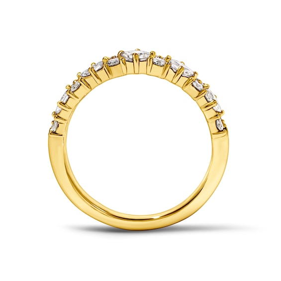 3/4 CT. T.w. Princess-Cut Lab-Grown Diamond Anniversary Band in 14K Gold