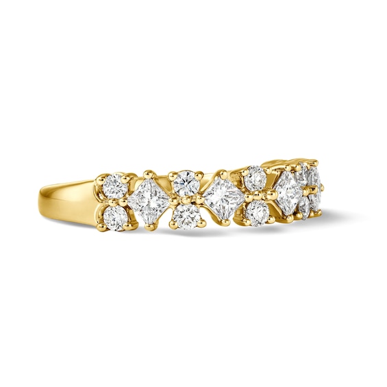 3/4 CT. T.w. Princess-Cut Lab-Grown Diamond Anniversary Band in 14K Gold