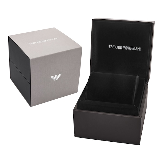 Ladies' Emporio Armani Sinfonia Gold-Tone Stainless Steel Watch with Gray Dial (Ar11707)