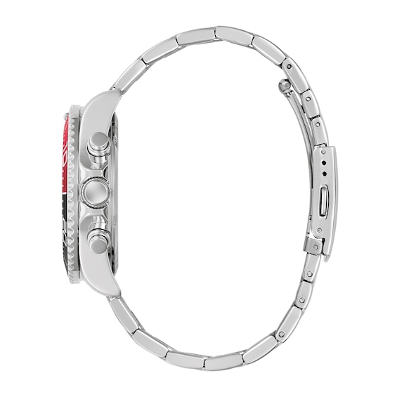 Men's Caravelle by Bulova Aqualuxx Quartz Stainless Steel Watch with Black Dial (Model: 43B182)