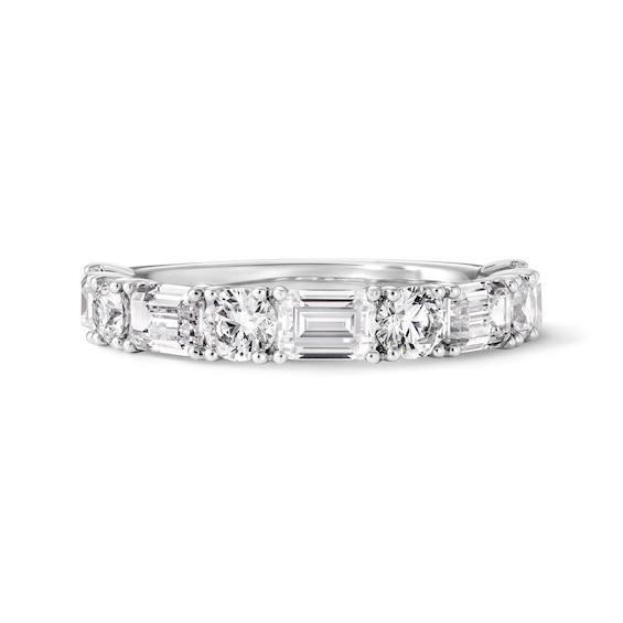 2-1/8 CT. T.w. Emerald-Cut Lab-Grown Diamond Ring in 10K Gold (F/Vs2)