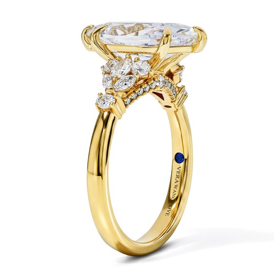 Vera Wang Love Collection 3-1/2 CT. T.w. Certified Marquise-Cut Lab-Grown Diamond Engagement Ring in 14K Gold (F/Vs2)
